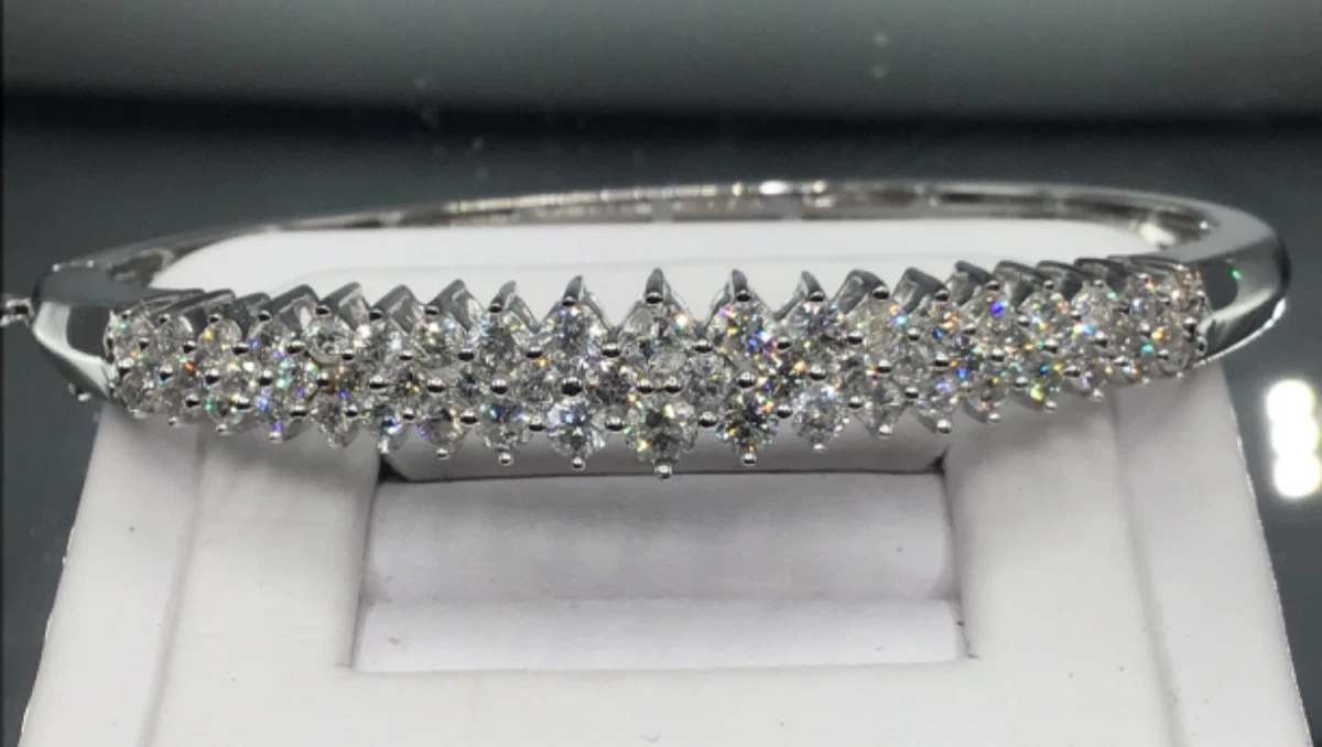 无品牌稍微包含(si2) 钻石未增强精美手链| eBay