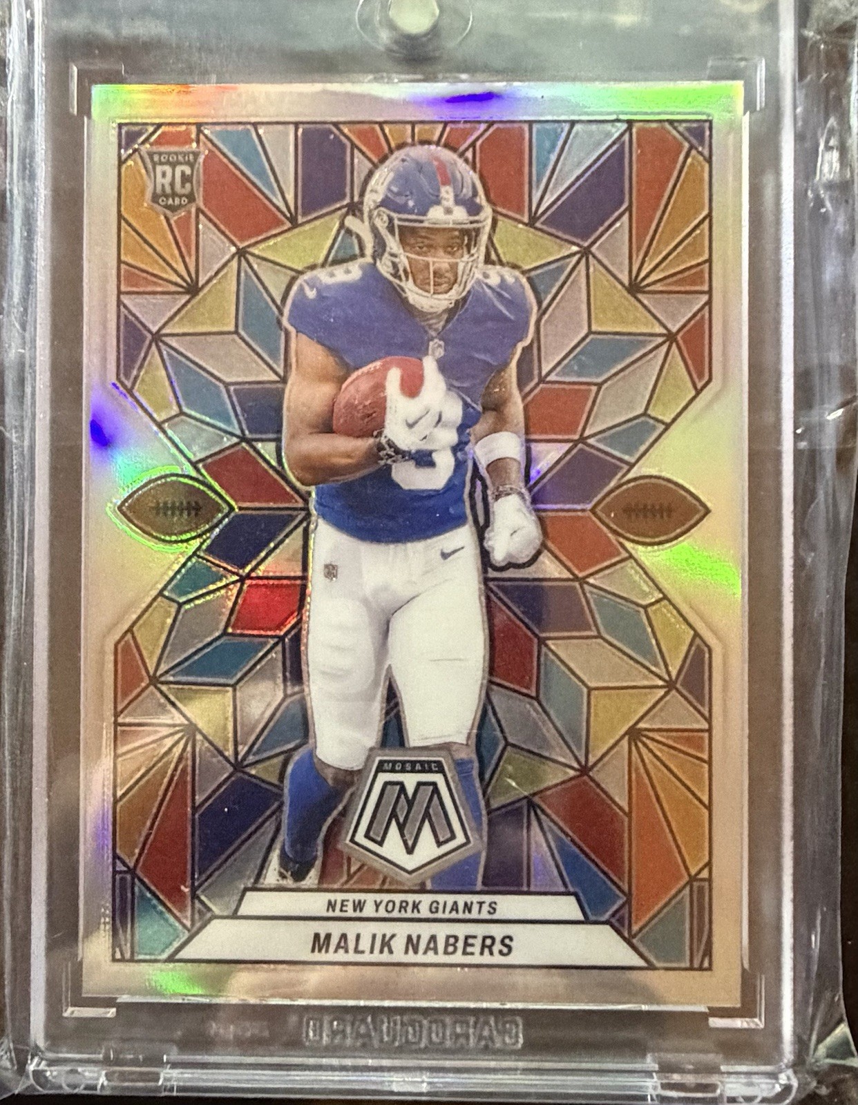 2024 Panini Mosaic - Stained Glass Malik Nabers #SG-21 (RC)