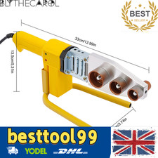 Constant Temperature Hot Melt Machine PPR Pipe Welding Plastic Welder Machine UK