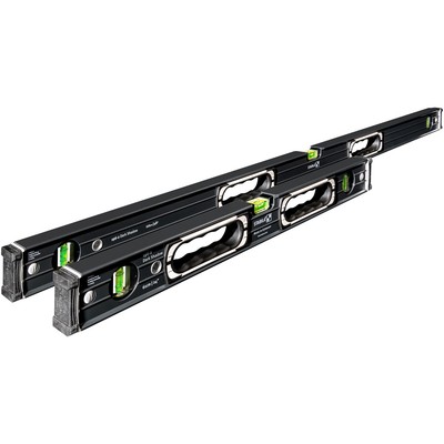 Stabila 37300 24''/48'' Dark Shadow Spirit Level Set 196-2 Series , 2-Piece