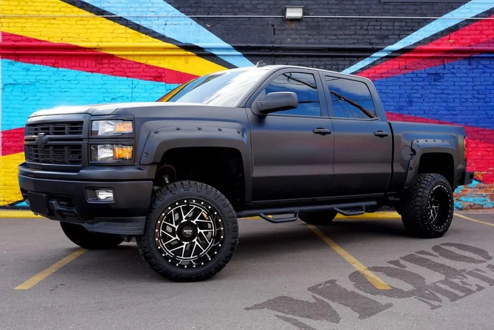 Moto Metal MO985 BREAKOUT Wheels 16x8 (-6, 5x114.3, 72.56) Black Rims Set of 4 Foto 2 de 4