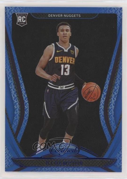 2020-21 Certified Mirror Blue RJ Hampton #177 Rookie RC 07rd