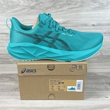 ASICS Novablast 5 1011B974-401 Wave Teal Black Men's Running Shoes Mens Sz 14