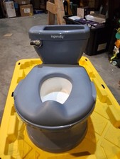 Ingenuity My Size Potty Pro in Blue, Infant Potty Training Toilet, Lifelike Flus