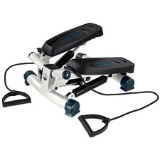Wakeman Stair Stepper with Resistance Bands, Stair Climber Machine, White