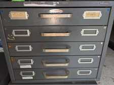 NEUMADE 5-Drawer STACKABLE Storage File Cabinet with 5 rows 15.5x12x13