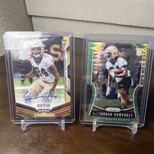 New Orleans Saints: Lil Jordan Humphrey 19’ prizm green, Playoff 19’ Auto red zo