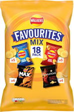Favourites Mix Multipack Snacks Crisps 18 Pack