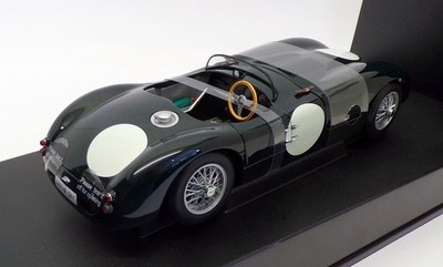 Autoart 1/18 Scale Model Car 73500 - Jaguar C-Type - Green | eBay