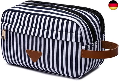 MARKE A-QMZL Kulturbeutel für Damen Reise Kosmetiktasche große Kulturtasche Waschbeutel mit D