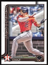 2025 Topps Yainer Diaz Baseball Card #299 - Houston Astros
