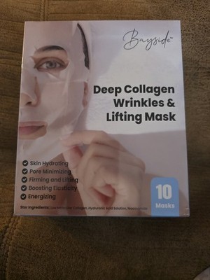 Bayside Deep Collagen Wrinkles & Lifting Mask, 10 Pack, Expires 12/2027