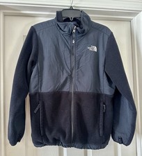 The North Face Denali Black Fleece Jacket Full Zip Girls Size XL Youth 18 Coat
