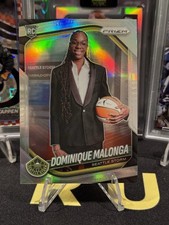 2025 WNBA Prizm Dominique Malonga Rookie Variation Silver Prizm #144 RC