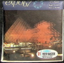 Expo 67 Night Scenes Montreal Canada 3d View-Master 3 Reel Packet NEW SEALED