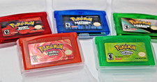 Pokemon Emerald, Fire Red, Leaf Green, Ruby, Sapphire Collection.