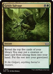Grisly Salvage #219 Commander: Duskmourn: House of Horror Common