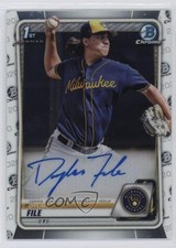 2020 Bowman Chrome Prospect Auto Dylan File #CPA-DF Auto 12i0