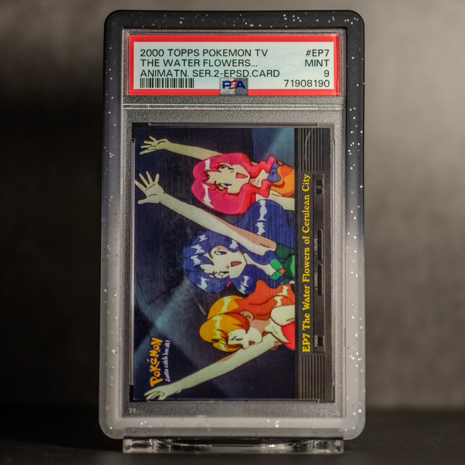 2000 TOPPS POKEMON T.V. THE WATER FLOWERS OF CERULEAN CITY #EP7 MINT PSA 9