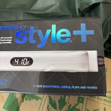 NEW Paul Mitchell Pro Tools Express Ion Style 1" Ceramic Flat Iron - Silver