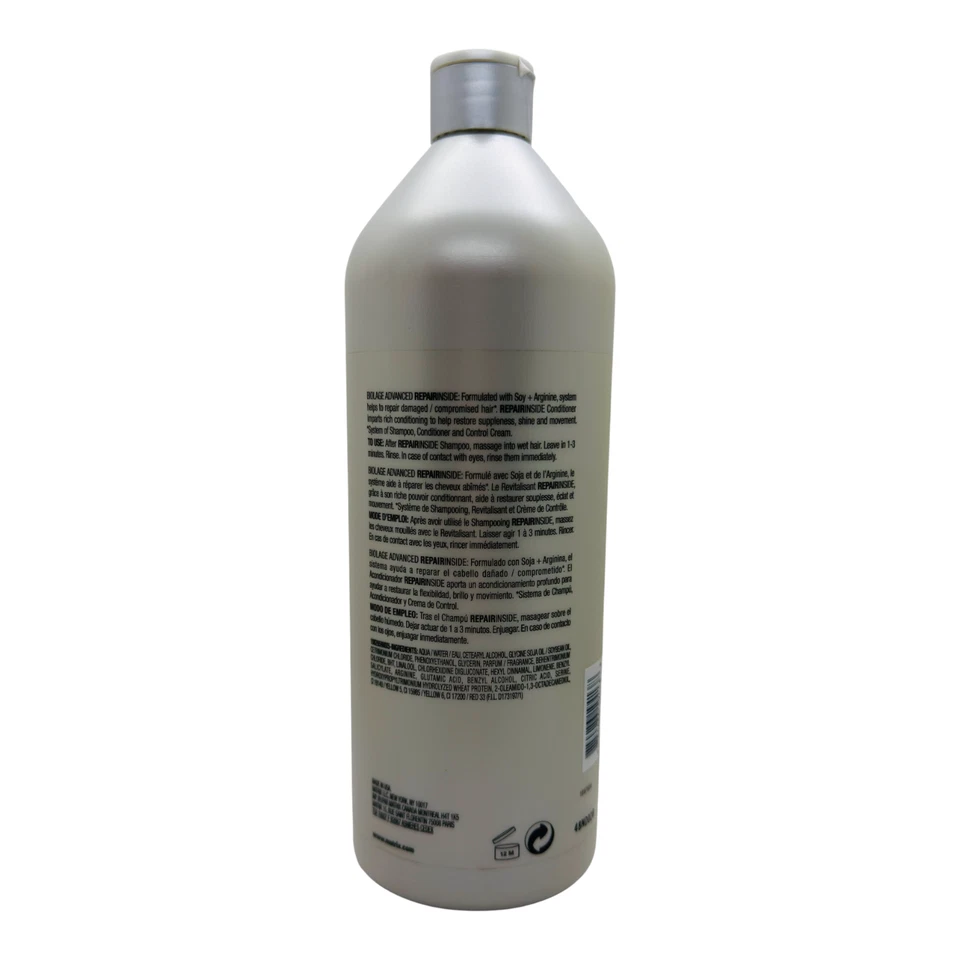 Matrix Biolage Repair Inside Shampoo • Damaged & Breaking Hair Rescue 33.8OZ 1L - Image 2 of 2