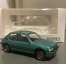 Miniature Norev Peugeot 205 GTi Griffe Vert 1/43 Voiture Métal Neuve en Boite