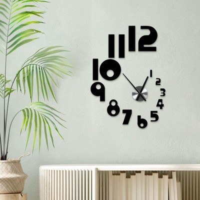3d DIY Wall Clock vielseitige Mode Wandkunst für Wohnzimmer Küchenhotel