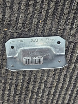 #ad QTY 50 Simpson Strong Tie GA1: 18 Ga. 2 3 4quot; Zinc Galvanized G90 Gusset Angle $35.00