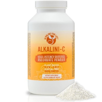 Alkalini-C Vitamin C Powder Supplement Potent Natural L-Ascorbate VIT C Powde...