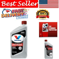 Full Synthetic 5W-30 Motor Oil with MaxLife for High Mileage Cars - 1 Quart