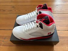 Air Jordan 5 Retro OG Fire Red Black Tongue G...