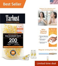 200 Reusable Cigarette Filters - Tar Blockers for Cleaner Smoking Experience