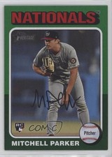 2024 Topps Heritage High Number Green Border Mitchell Parker #693 1me7