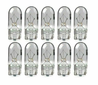 10x 12V 5W T10 W5W W2,1x9,5d Glassockellampe VWBirne Standlicht Pack Omoda