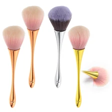 4 Pcs Super Large Mineral Powder Brush Soft Bronzer Makeup Brushes Large Fluffy 