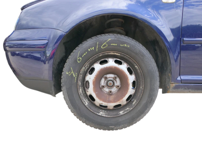 2x Golf 4 Bora Felgen Reifen 195/65 R15 91T M+S Winterreifen 6jx15H2 ET38 ca6mm - Bild 2 von 4