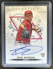 2022 Topps Inception Reid Detmers Rookie and Emerging Stars Auto RC #/299 Angels