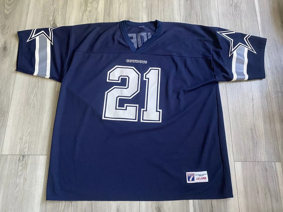 【NY購入/新品タグ付】COWBOYS Sanders 21 ユニフォーム Dion Sanders #21 Dallas Cowboys Starter Jersey-Reversible
