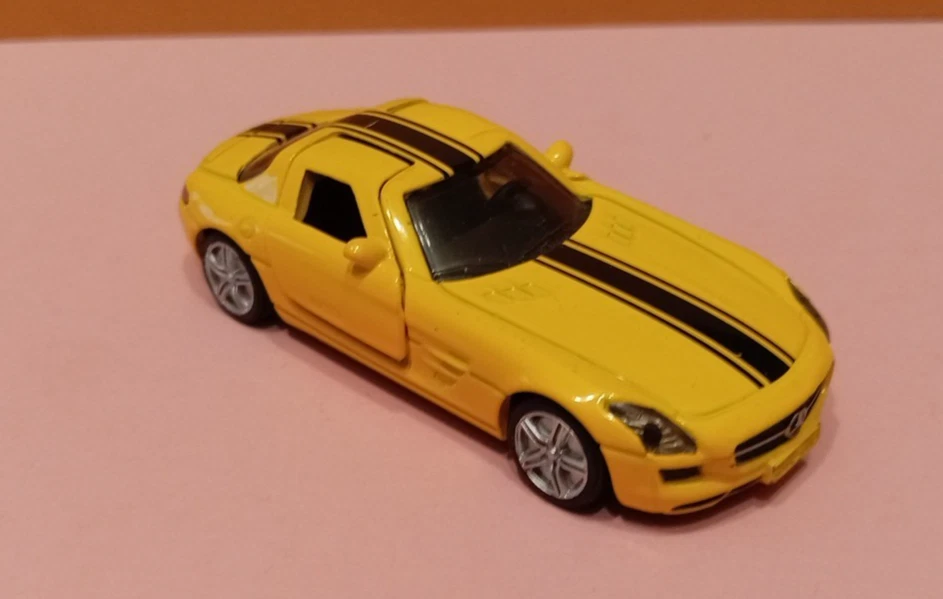 Ss3 - Siku 1:55 Macchinina Automobilina Mercedes Benz SLS AMG - Immagine 2 di 4