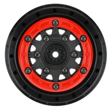 Pro-Line 1/10 Raid Bead-Loc 2.2"/3.0" 12 & 14mm SC Wheels 2 (RED) PRO281104