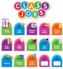 Classroom Jobs Bulletin Board Set Color Your Classroom Decorations