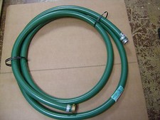 1-1/2" X 20' Green PVC HD Suction Hose Assembly w/ Pin-Lug Fittings M F