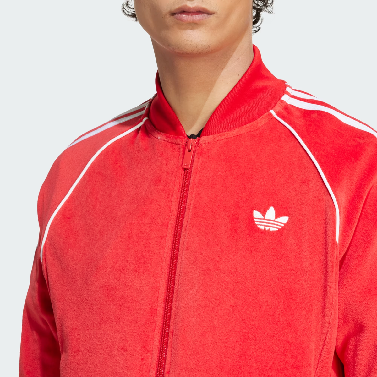 adidas Originals Men's Super Star SST Adicolor Plush Velour Track