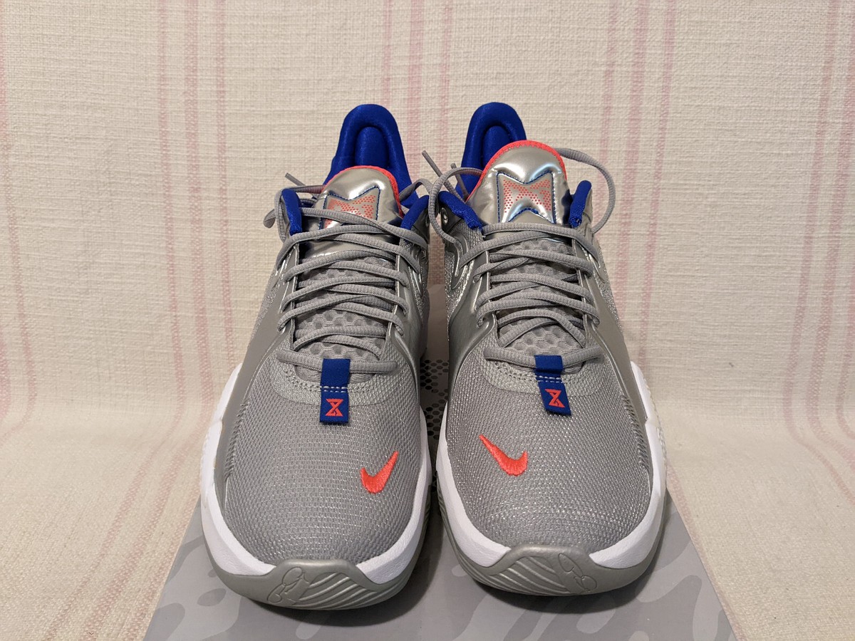 Nike PG5 Metallic Silver Blue Red Alternate Clippers CW3143