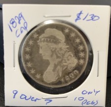 1829 Bust Half Dollar 🔥RARE 🔥9 Over 7 Mint Error