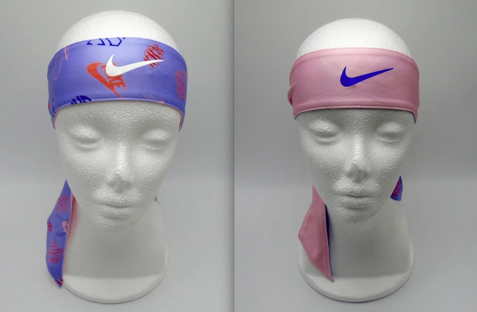 Nike Dri-Fit головной галстук молодежи двусторонний напечатано фиолетовый пульс/арктический удар/ляпис - Изображение 2 из 4