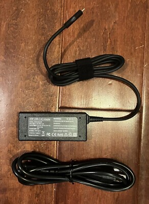 NEW USB Type C 45W Chromebook Charger for HP Chromebook Power Adapter