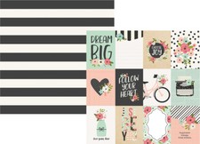 Simple Stories BLOOM Collection 12x12 double sided paper/3x4 elements 10053