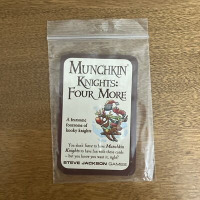 Munchkin Card Game: Four More Knights Mini Expansion by Steve Jackson Games