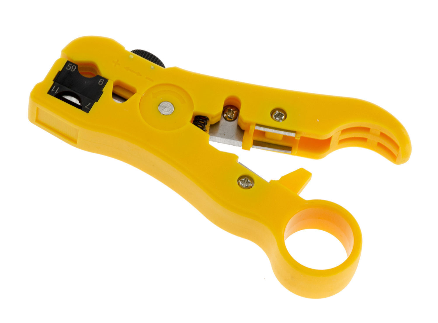 Pinza Da Spogliarellista Per Coassiale E Rj - RG59 RG6 RG7 RG11 RJ11 RJ12 RJ45